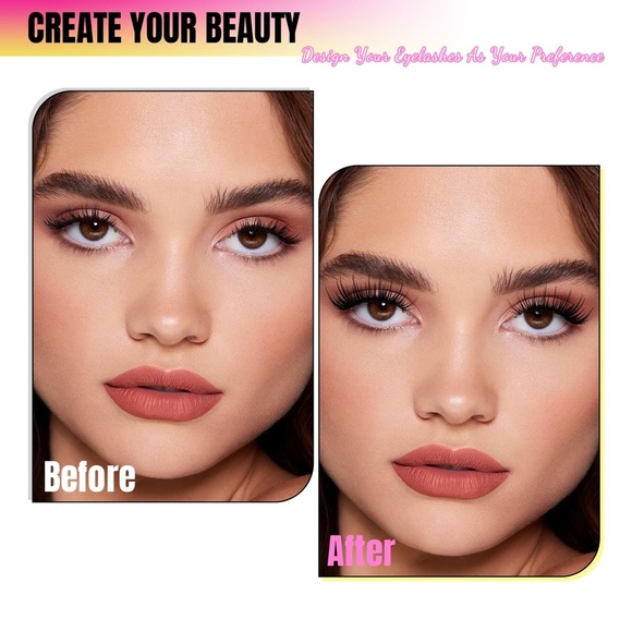 DIY Lash Extension Kit w/72 Pcs D Curl Cluster Lashes Bond & Seal Lashes Remover - Picture 6 of 9